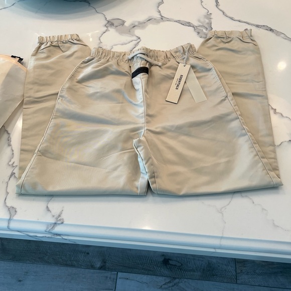 Fear of God Essentials Wheat Nylon Track Pant - Picture 1 of 6